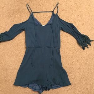 Off the shoulders romper! Only worn once